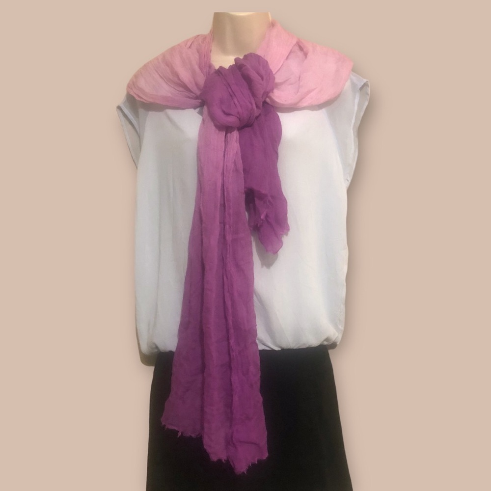 Unbranded Women’s Crinkled Extra Long Scarf or Wrap.